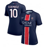 Fotbalové Dres Paris Saint-Germain Ousmane Dembele #10 Dámské Domácí 2024-25 Krátký Rukáv